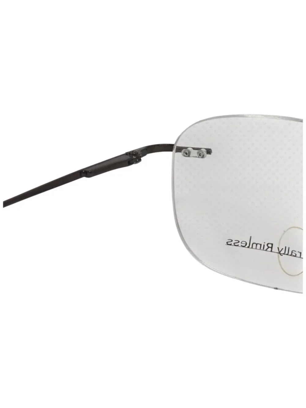 Naturally Rimless Eyeglass Frames Stainless Steel Brown 53-20-145 NR356